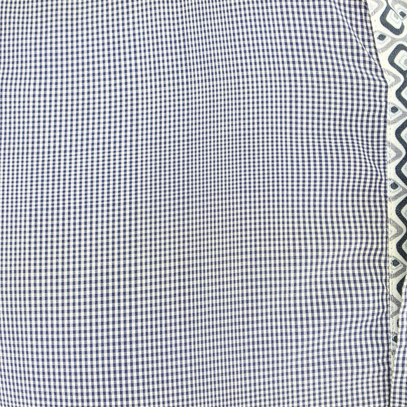 Quiet Luxury Etro Milano Dress Shirt Men’s 41 Blue Micro Check Cotton - Picture 6 of 10